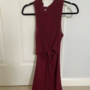 LA Hearts Maroon Dress